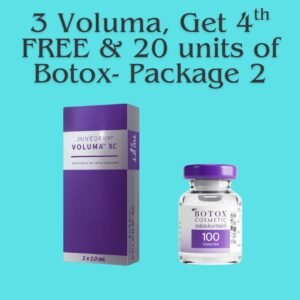 3 Syringes of Voluma, get 4th FREE & 20 units of Botox! - Package 2