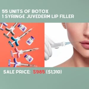 PACKAGE 1: 55 Units of Botox and 1 Syringe of Juvéderm Lip Filler