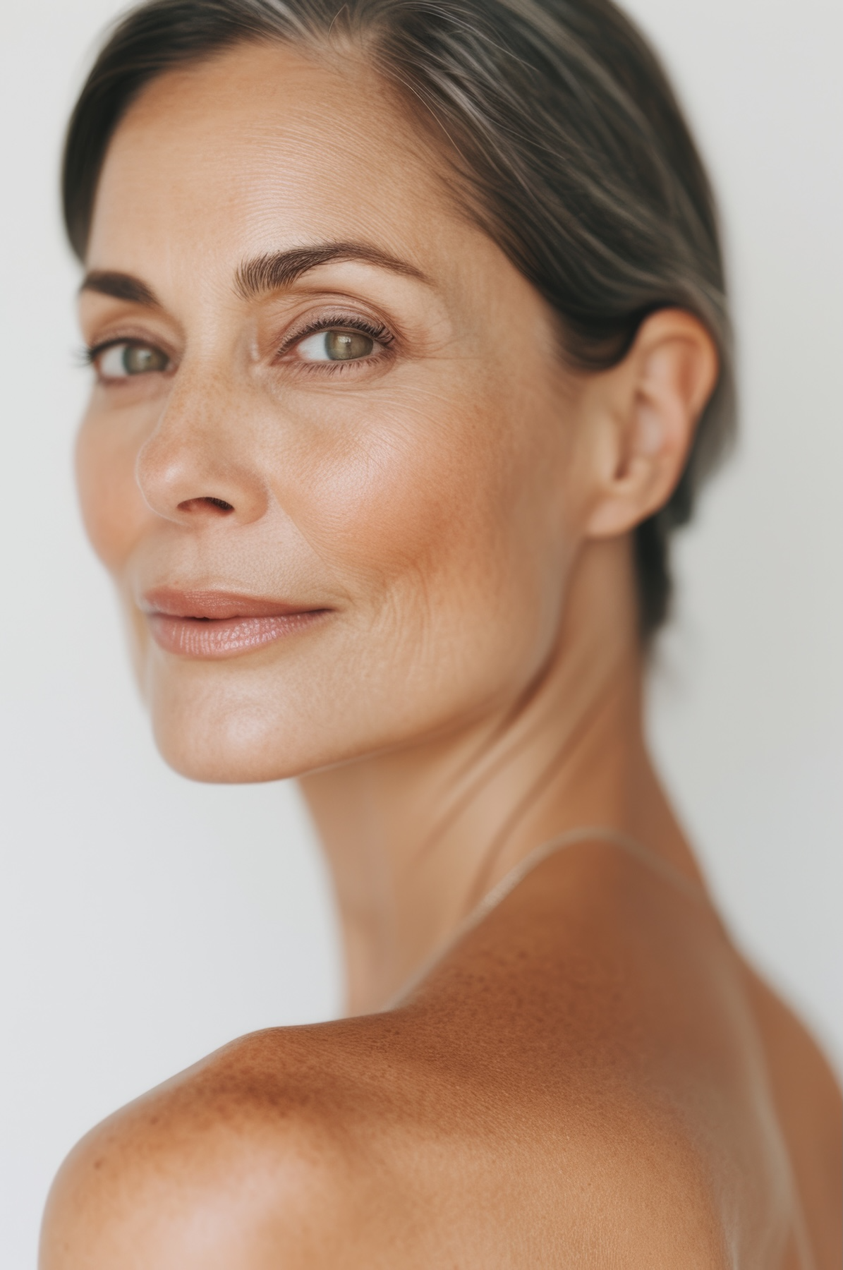 happy mature woman
